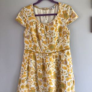 Boden Yellow Floral SunDress
